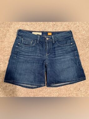 Pilcro and the Letterpress Dark Blue Denim Jean Shorts